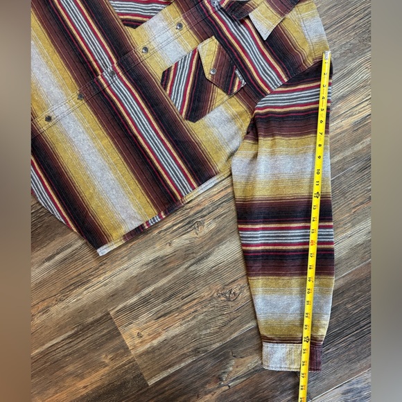 Eddie Bauer Flannel Shirt Mens 2XL Classic Fit Button Up Heavyweight Multicolor - Picture 5 of 12